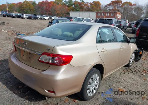 2013 Toyota Corolla Le z USA, uszkodzony, nr VIN 2T1BU4EE5DC012617